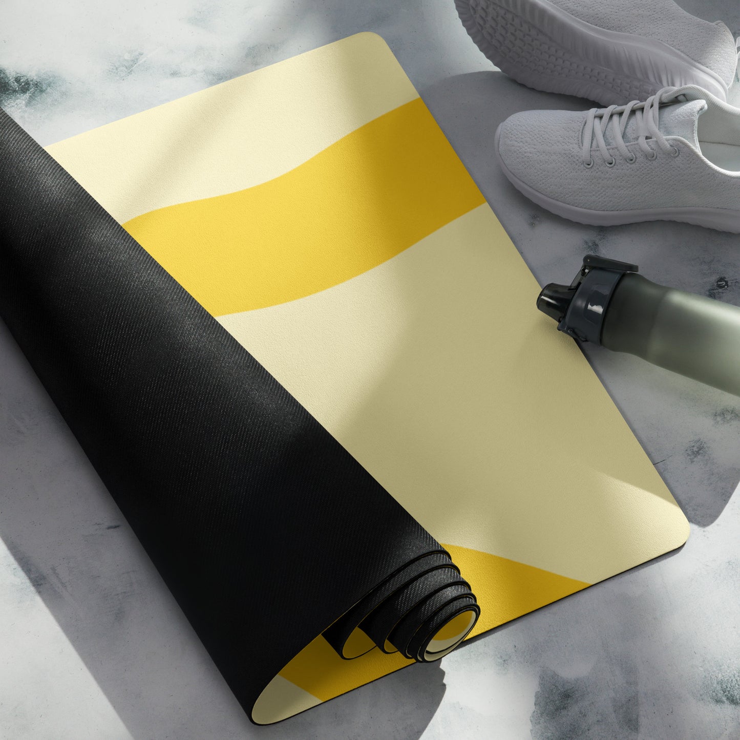 Breathe. Yoga mat